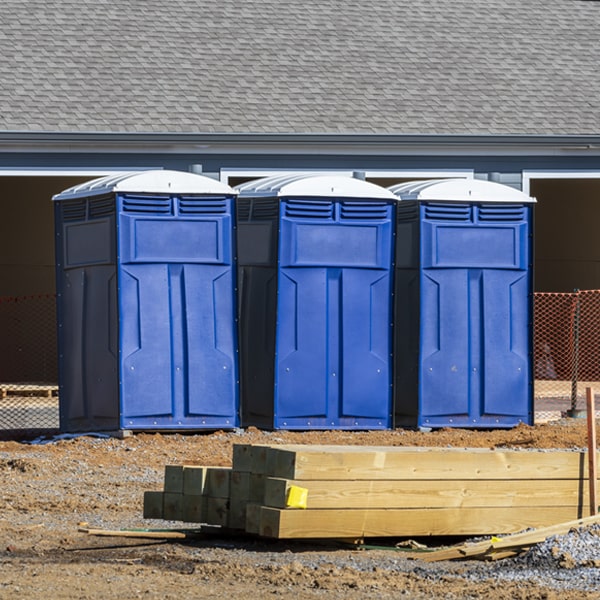 is there a specific order in which to place multiple porta potties in Lexington